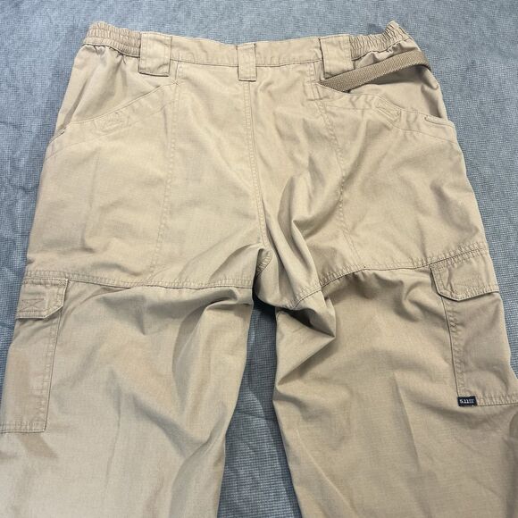 5.11 Tactical Stryke Pants Men 40x32 Brown Khaki Cargo Ripstop Utility Elastic - Picture 8 of 16